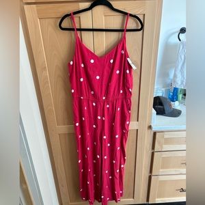 Loft Polka Dot Jumpsuit